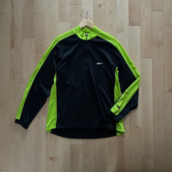 Vintage Nike Dri-Fit Made in USA quarter zip workout shirt - Picture 1 of 5